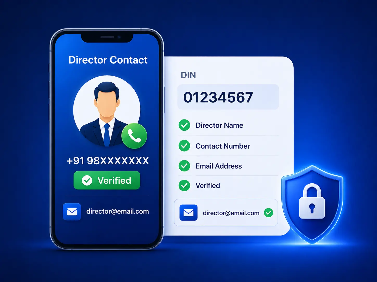 Get Director Phone Number by DIN ScrapperTool